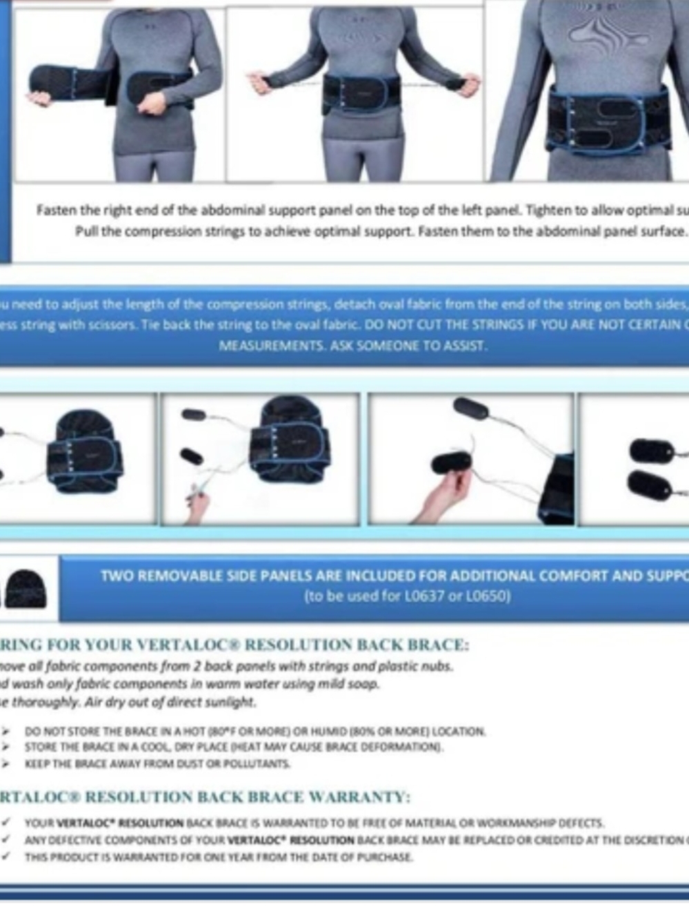 Resolution Back Brace - Picture 3 of 4